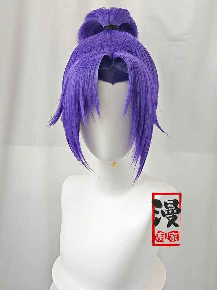 

Styled Mikage Reo Wig BLUE LOCK Cosplay Anime Purple Hair Wigs Tie Hair For Comic Con Coser Costume Theme Party Synthetic