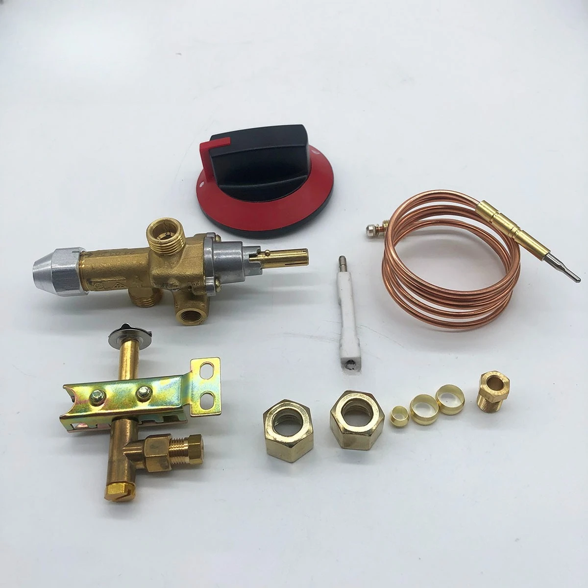 Válvula de seguridad contra incendios, válvula de seguridad de gas con quemador piloto para cocina Electrolux ZANUSSI MARENO PEL21S CE0085 AQ0608