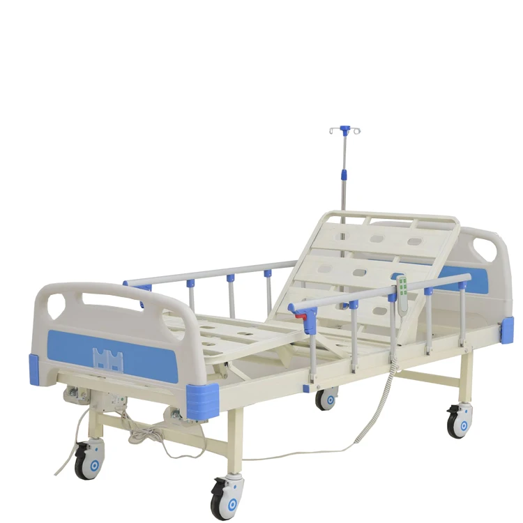 Hospital furniture multi functional ABS board crank manual patient Nursing medical care hospital bed