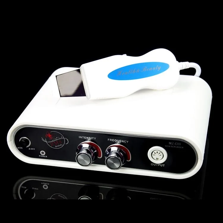 New Black Ultrasonic Face Skin Scrubber Blackhead Acne Spot Removal Facial Dirt Peeling Cleaner Beauty Care Spa Lifting massager