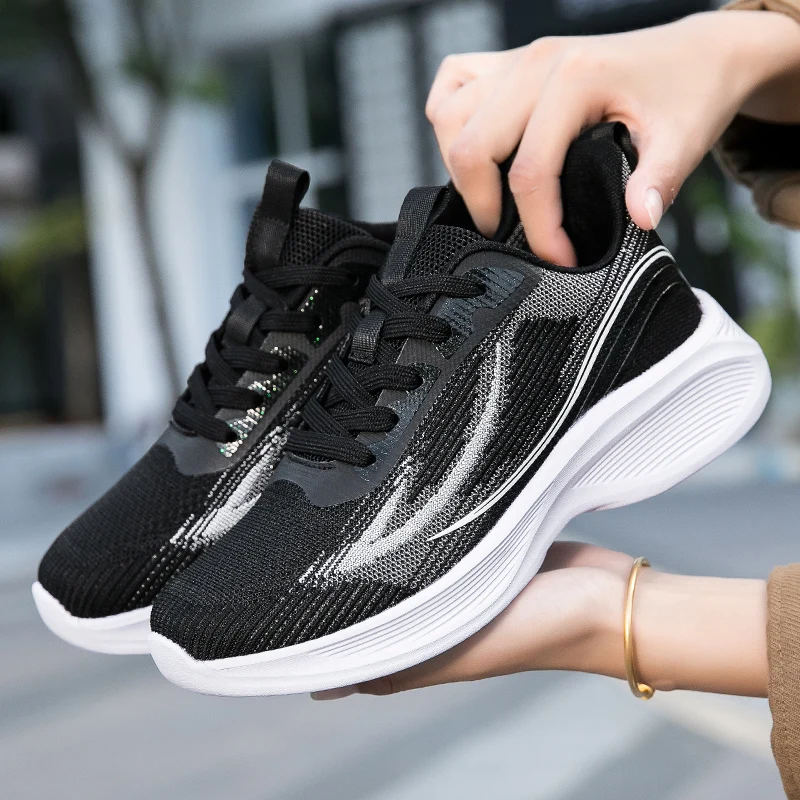 Zapatillas de correr para mujer, suela suave de malla, calzado deportivo para exteriores para mujer, Tenis, Zapatillas de moda transpirables, Zapatillas para mujer, Zapatos para Niño