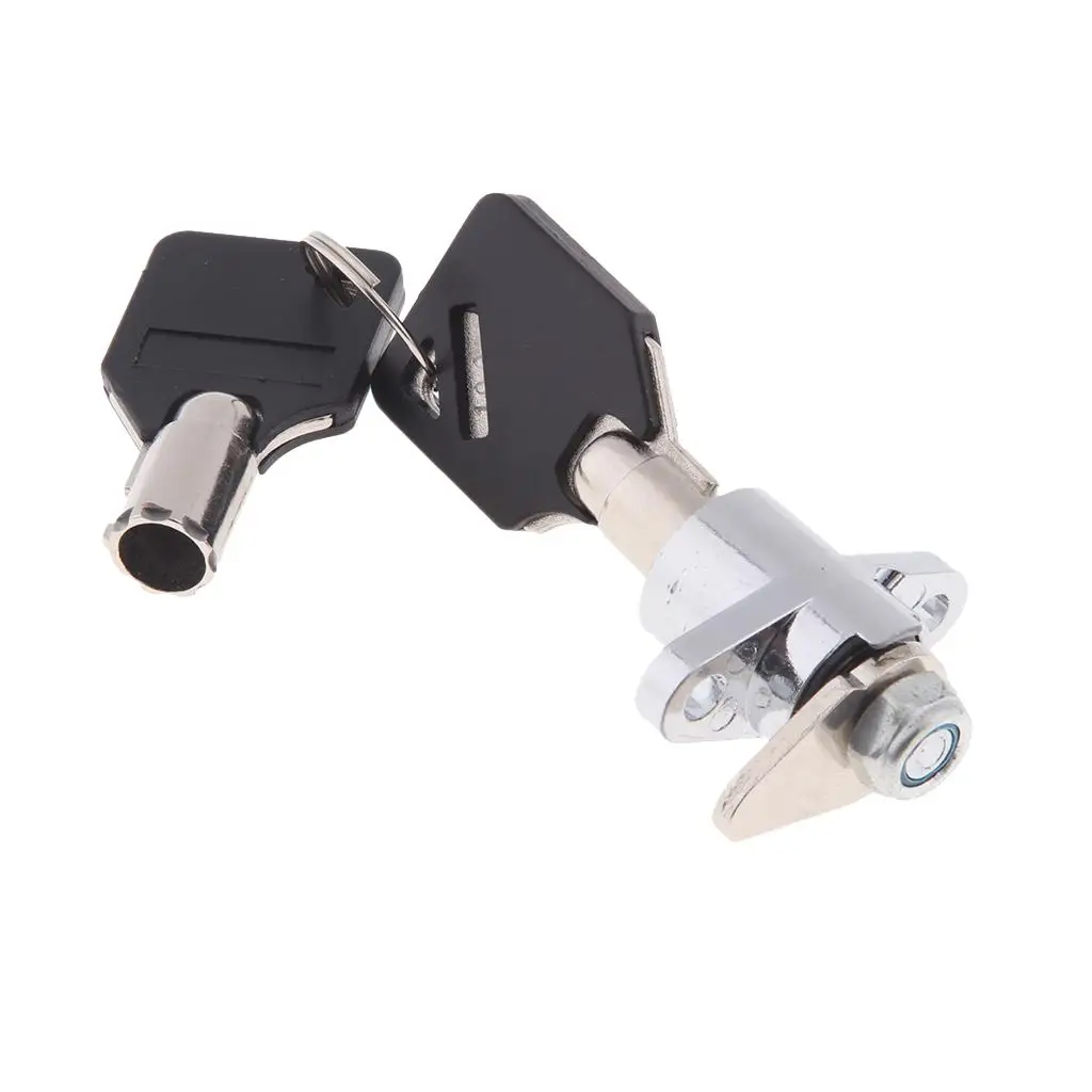 Chrome Replacement Saddlebag Lock and Keys Set for Touring / image 5