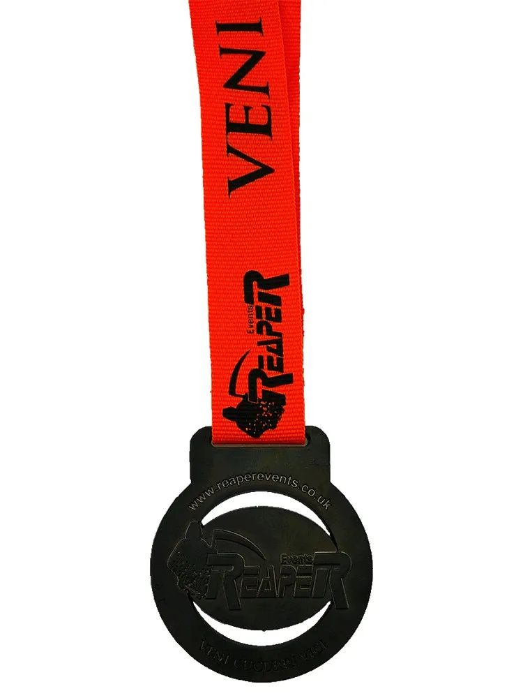 

Black nickel custom sports medal