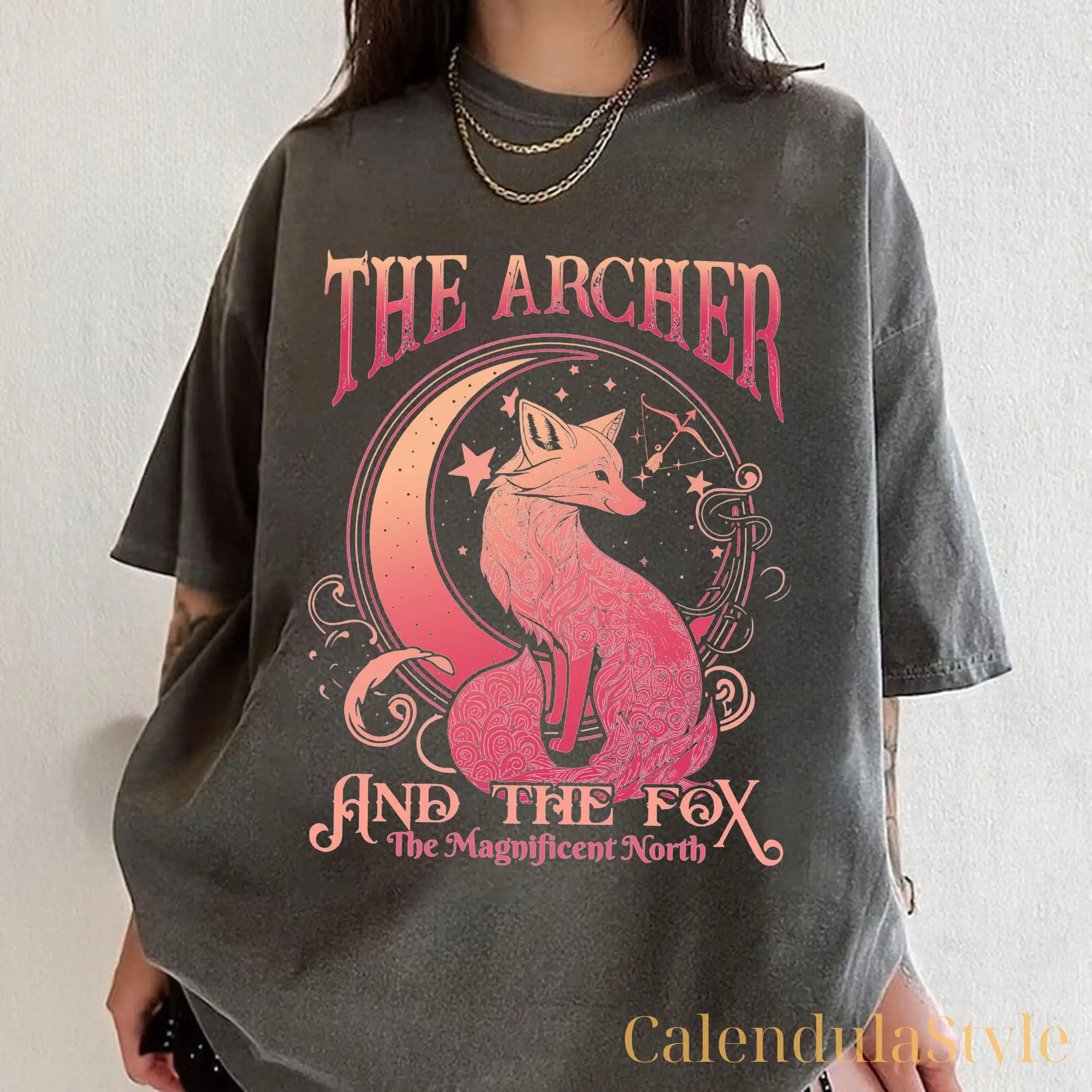The Archer and The Fox Shirt,  Cute Fantasy Books Jumper Shirts, Gift for Readers, Once Upon A Broken Heart Tee
