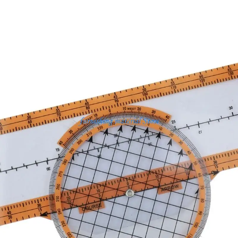 

Y5GD Aviation Aircraft Flight Computer Fixed Plotter Plastic Aviation Slide Ruler