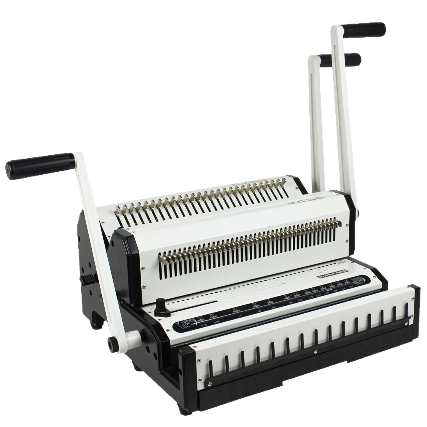 SG-WW2500A Electric Wire Binding Machine 2-in-1 Plastic Comb Double Wire Book Punching Paper Processing Machinery Binder