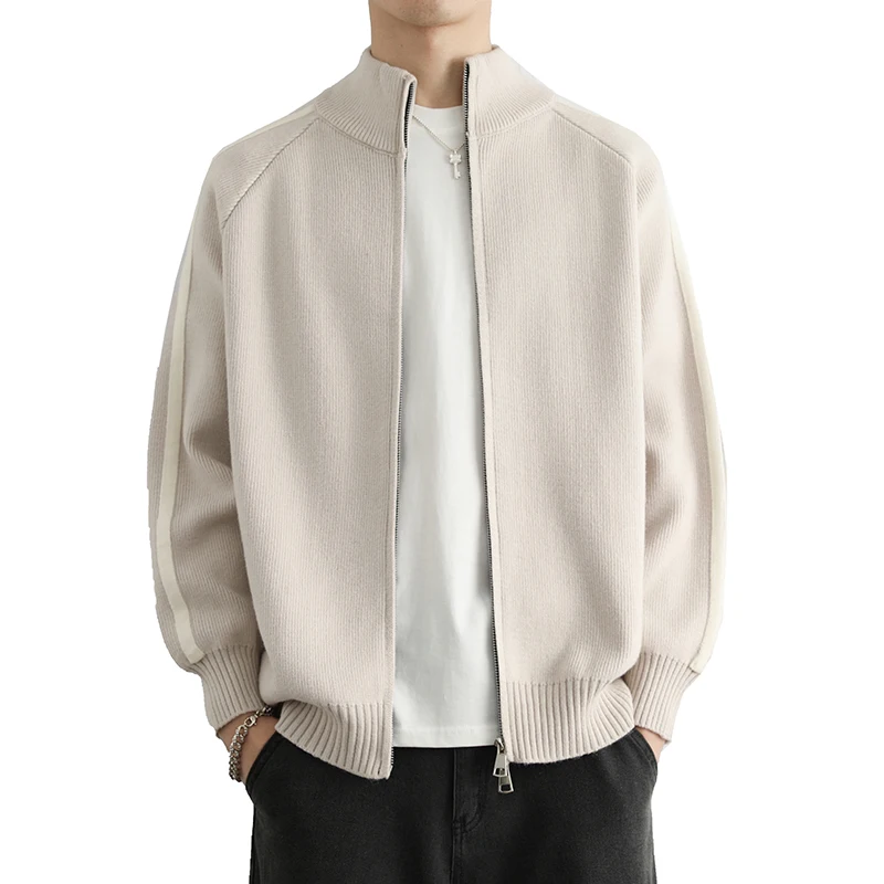 

Модный мужской модный кардиган-свитер, куртка, стильный кардиган из смеси акрила на осень и зиму, удобный и теплый мужской топ