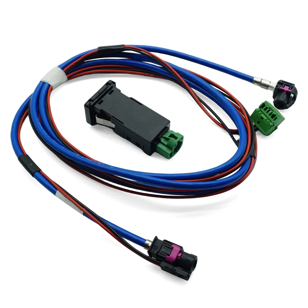 6C0035249B USB AUX IN Socket For VW Golf Polo Derby Vento Sharan Multivan Scirocco Alhambra 6C0 035 249 B Car Audio Interface