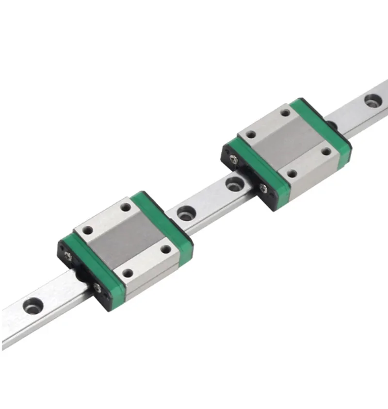 MGN9C Linear Rail 2Pcs Guideway + 4Pcs MGN9C Carriage Block Length Optional 100 150 200 250 300 350 400 450 500 550mm Mini Linea