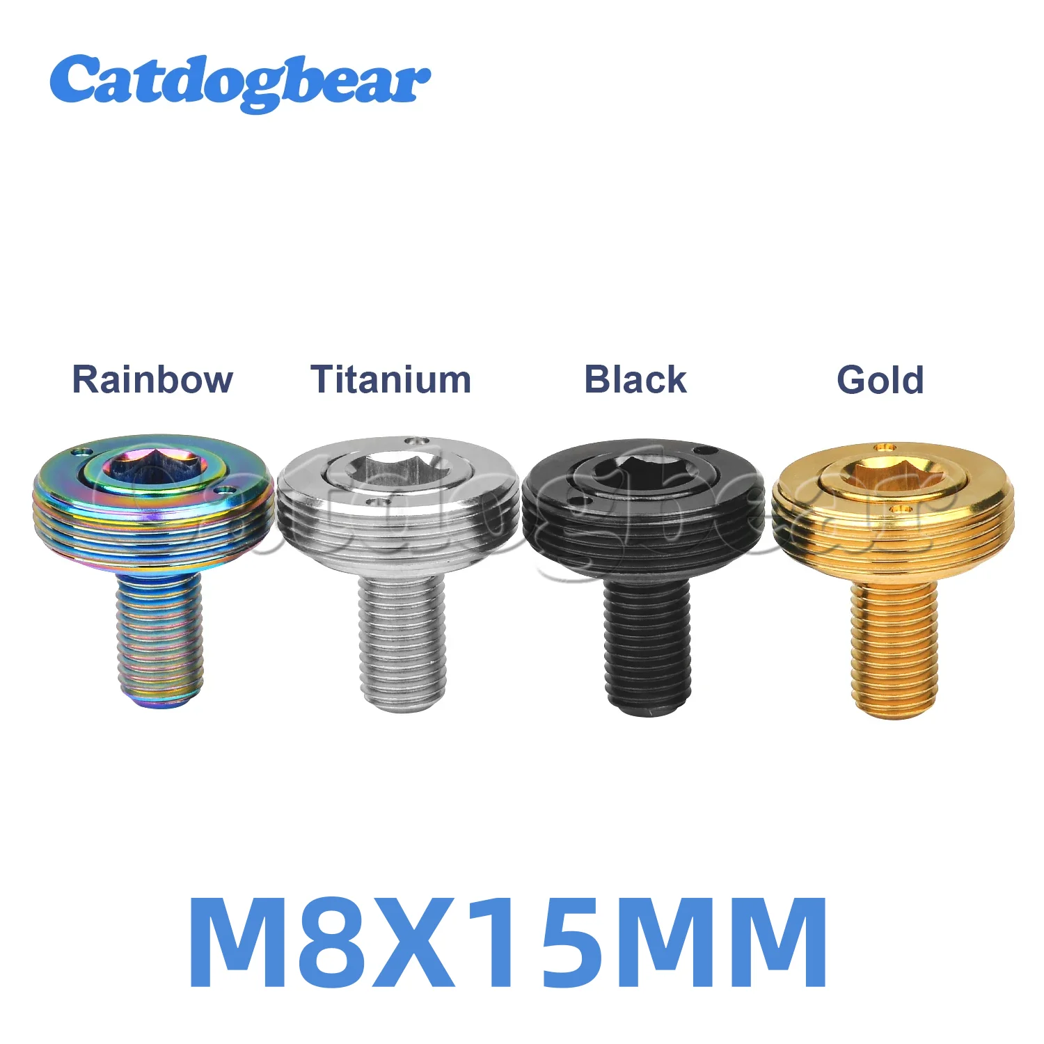 

Catdogbear Bottom Bracket Bolt M8x15mm 1.0mm Spacing Square Hole Screw for Bicycle Sprocket Bottom Bracket Crank Fixing Crank Bo