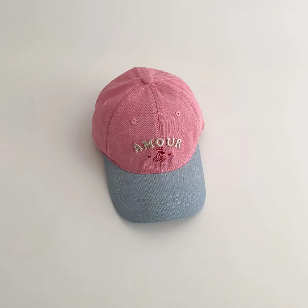 

Leisure Style Letter Embroidered Children Baseball Cap Multicolor Thin Sunshade Cap Breathable Simple Sun Hat Outdoor Activities