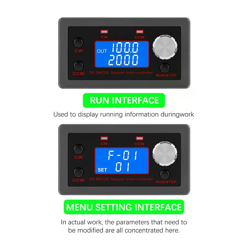 Stepper Motor Driver Controller Integrated Board Forward/Reverse Pulse Speed Angle Control Module PLC Serial Communication
