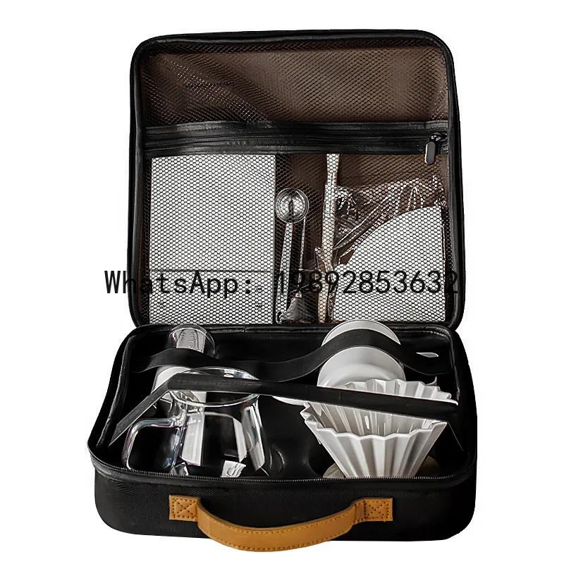 Z6  Outdoor Camping Portable Hand Grinding Coffee Set Hand Grinding Coffee Set Storage Box