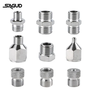 SAGUD Kit de aerógrafo de alimentación lateral de 0,3 mm de doble