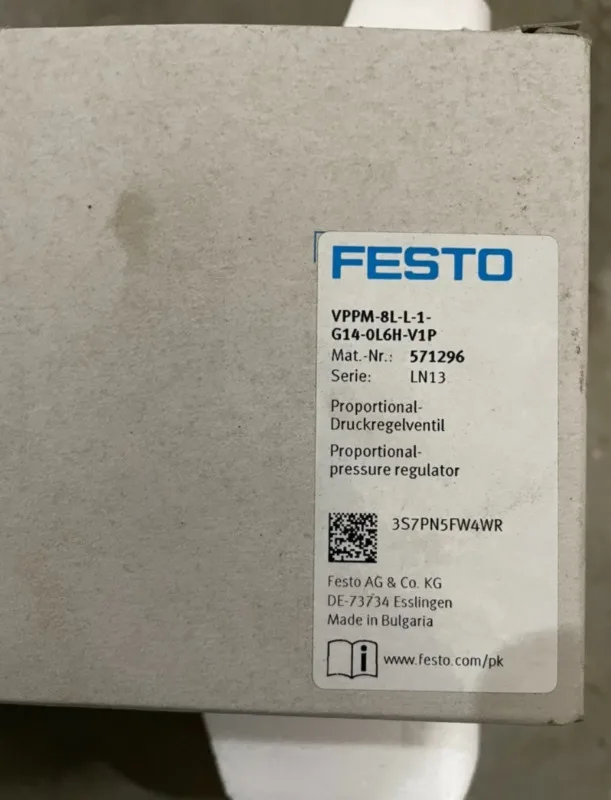 

1PC New Festo VPPM-8L-L-1-G14-0L6H-V1P 571296 Valve Brand