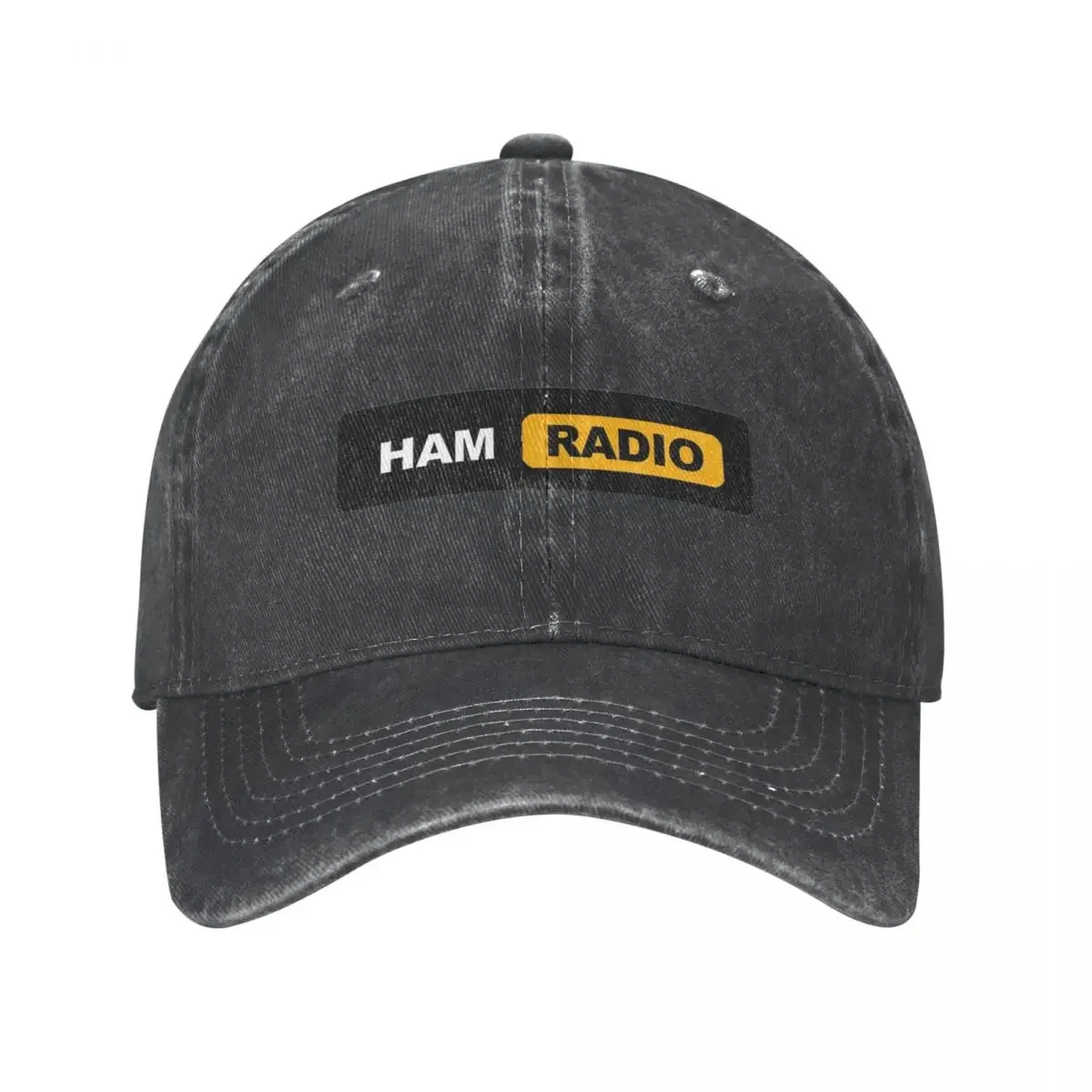 Retro Ham Radio Outfits Unisex Style Trucker Hat Novelty Logo Distressed Washed Caps Hat Retro Outdoor Running Golf Soft Dad Hat