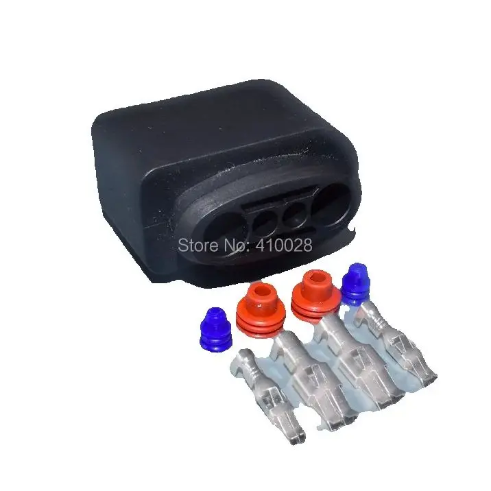 worldgolden 4pin 3.5mm 6.3mm  Plastic Connector Waterproof 4 Ways Terminal Connectors New 1J0919231