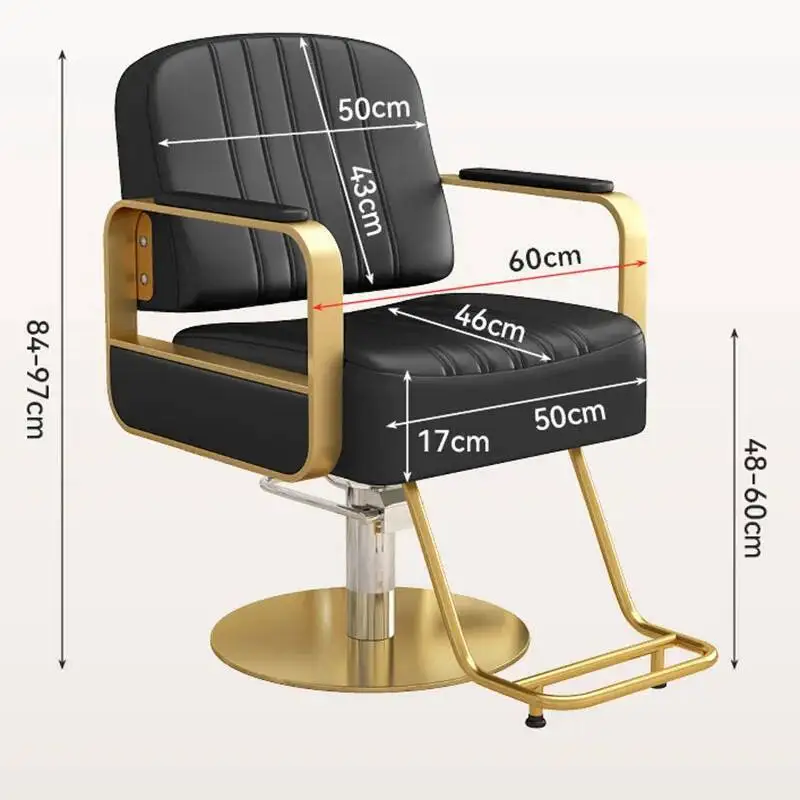 Luxus Kommerziellen Salon Stuhl Professionelle Vintage Ergonomische Klassische Stuhl Zubehör Dreh Sofa De Barberia Salon Möbel