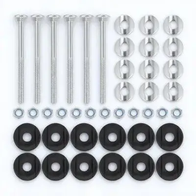

12 Pcs Trampoline Fixator Set Safety Screws Iron Material Replacement Accessories for Children Long Screws Stable Installation