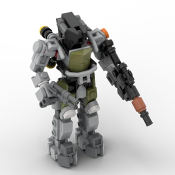 MOC-94380 Mobile Suit Mädchen Weibliche Roboter Mecha Mädchen Modell Modulare Bausteine Spielzeug Anzug für Weihnachten/Dly Kinder Geburtstag geschenke