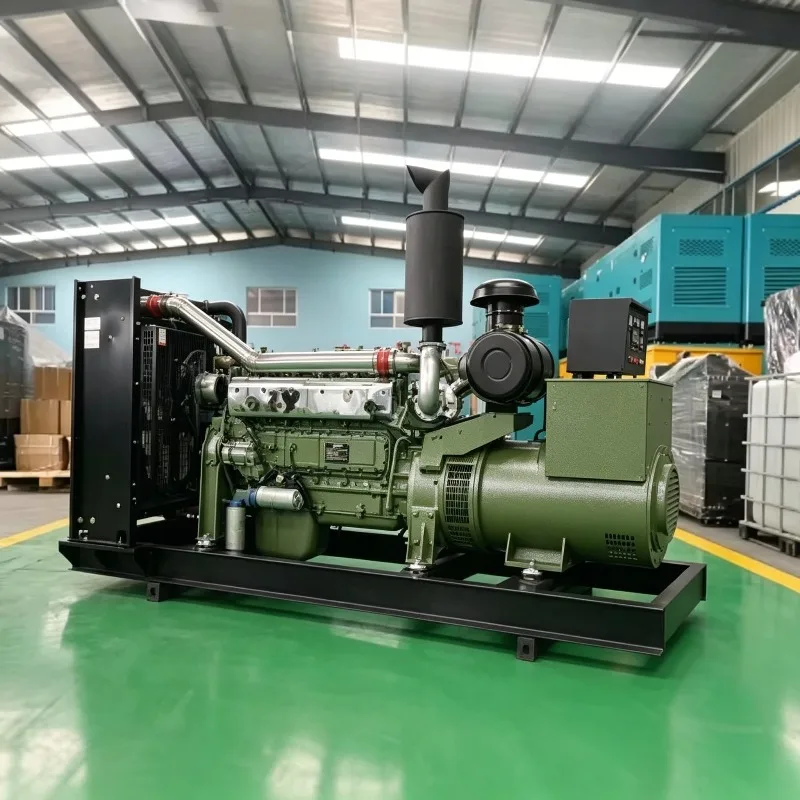 Quiet Soundproof Power Diesel Generator Set Three Phase Automatic Industrial Genset Heavy Machinery Matching Construction Power