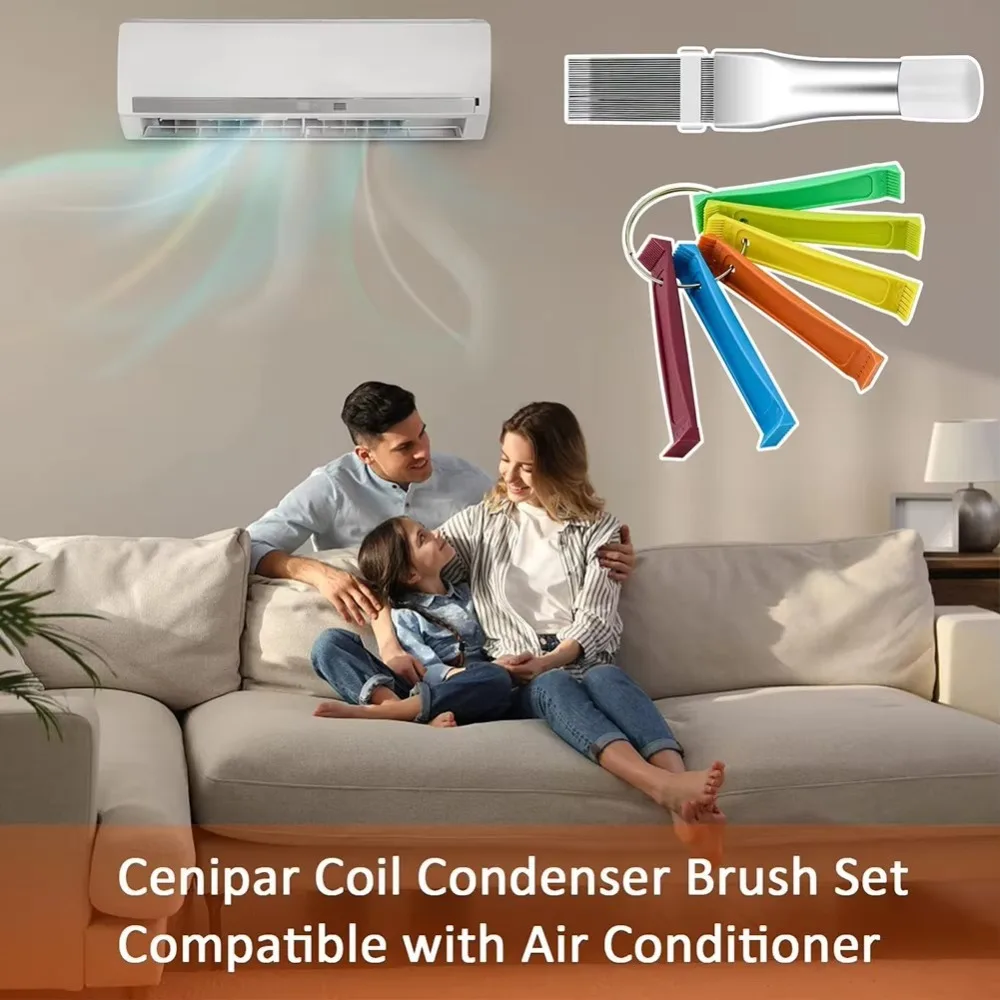 New Multifunctional Air Conditioner Cleaning Fin Portable Universal Condenser Cleaning Brush Cleaning Tool Fin Cleaning Comb