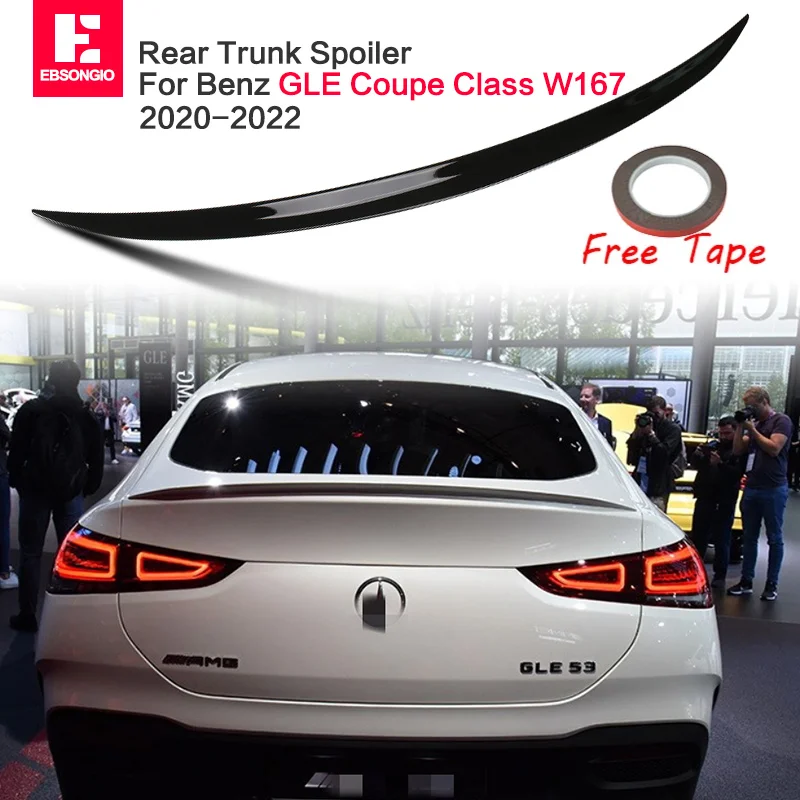 

Rear Trunk Spoiler For Mercedes Benz GLE Coupe Class W167 C167 GLE350 450 500e 2020-2022 Car Rear Wing Tail Wing Decoration