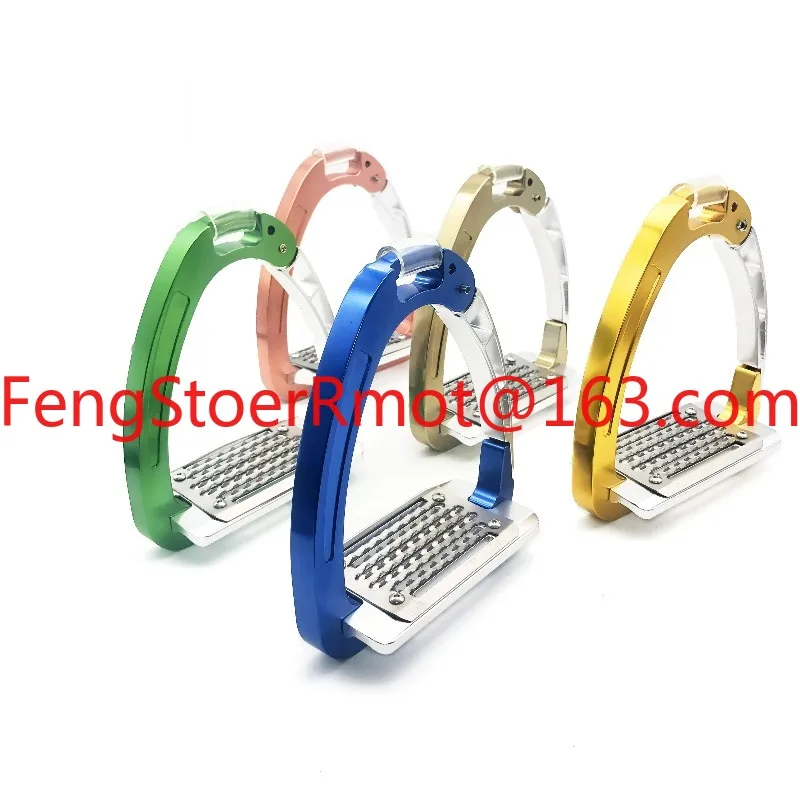 Suitable for safety stirrups, aluminum pedals, and competitive training horses