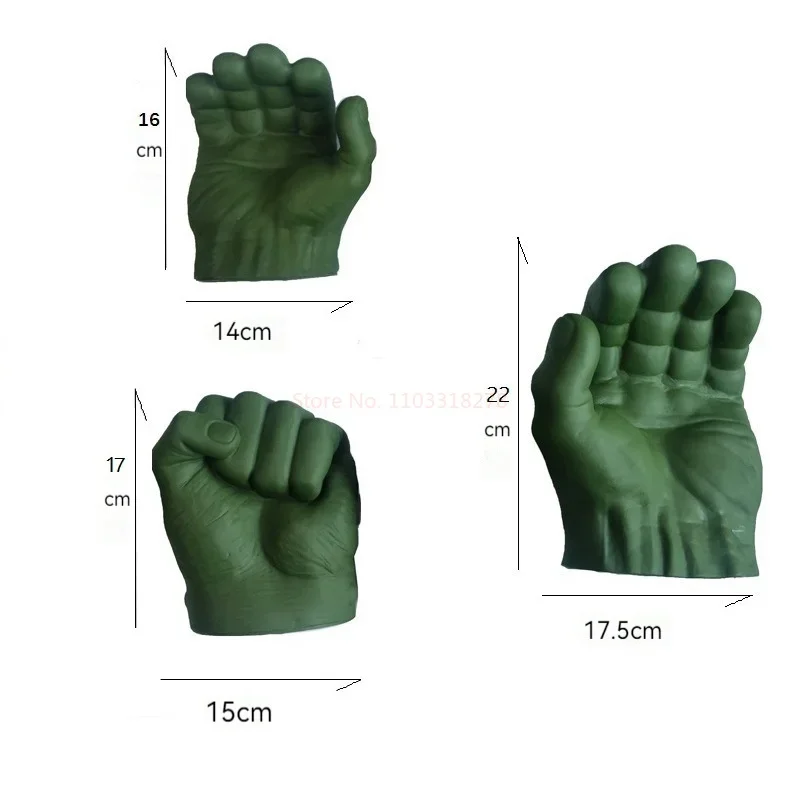 Avengers Alliance Super English Hulk Gloves Hulk Grip Fist Gloves Children Adult Style Cos Surrounding Interactive Toy Gifts