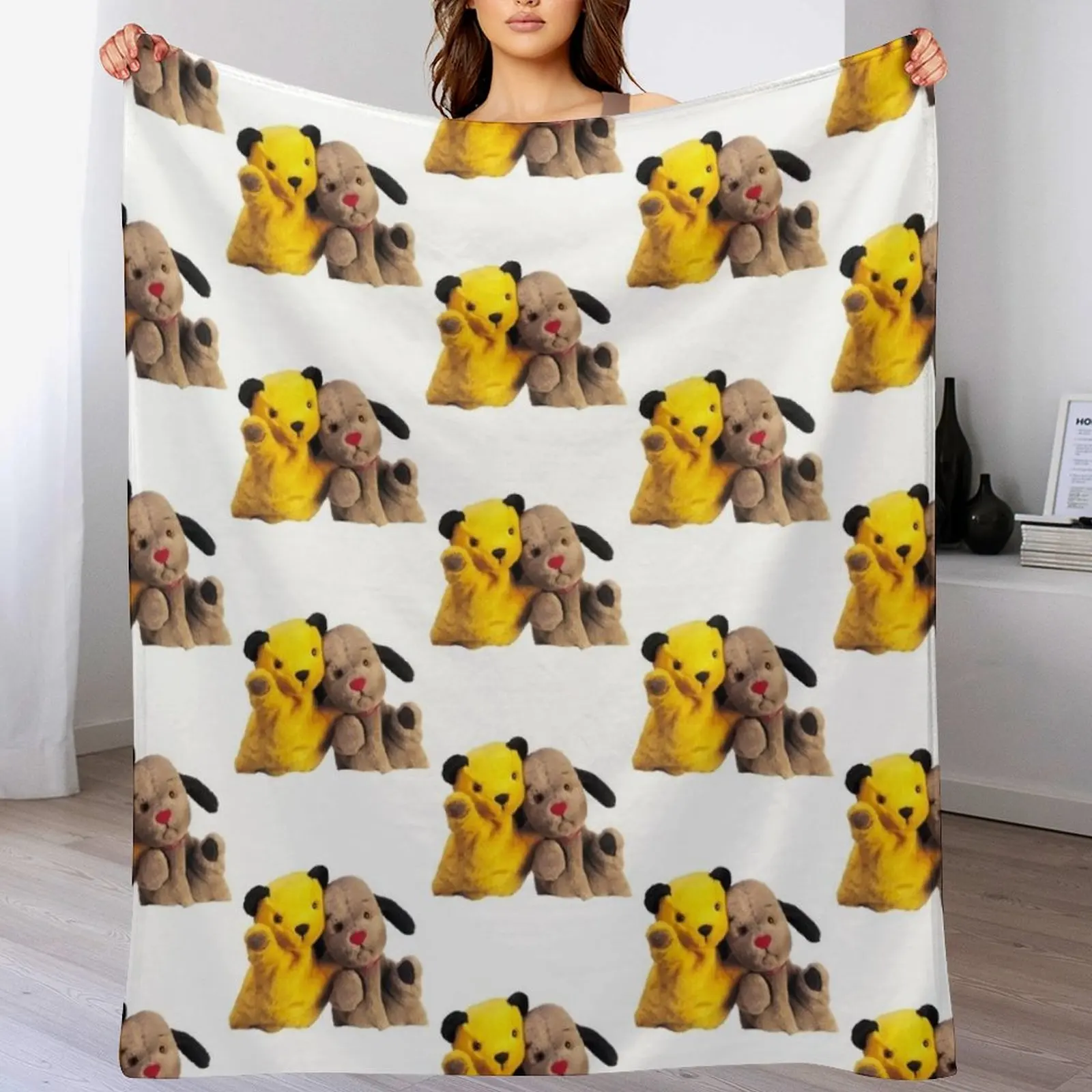 Sooty and sweep Throw Blanket Tourist Extra Large Throw Travel Decorative Sofas Blankets