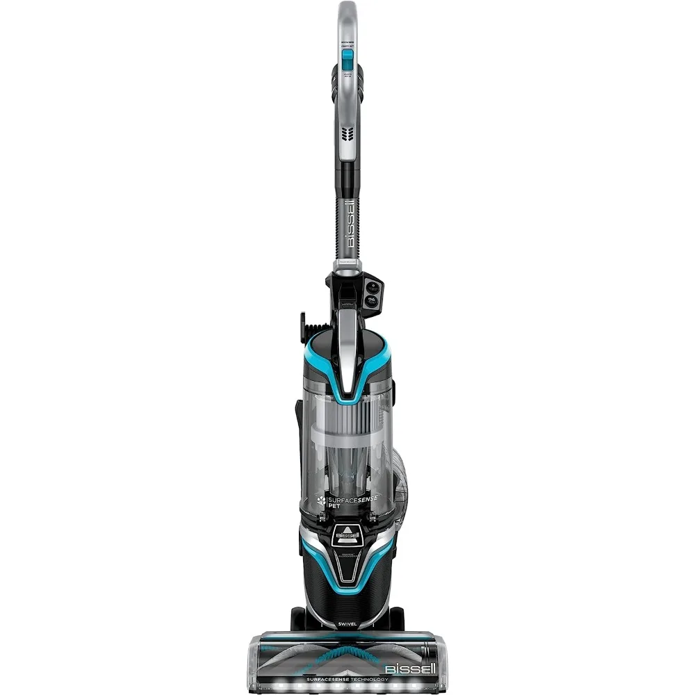 BISSELL-Aspirateur vertical pour animaux de compagnie, rouleau de brosse multi-surface, lumières de sauna à LED, système allergène SmartSeal, sans enchevêtrement, nouveau, 2023