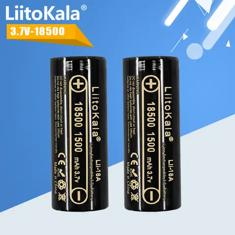 Lii-18A rechargeable 18500 battery pack liitokala