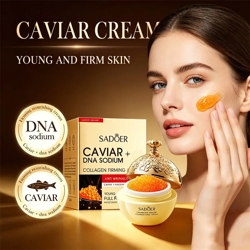 Caviar Anti-Wrinkle Face Cream Collagen Anti-Aging Firming Lift Fade Fine Lines Moisturizing Smooth Brighten Skin Care Products