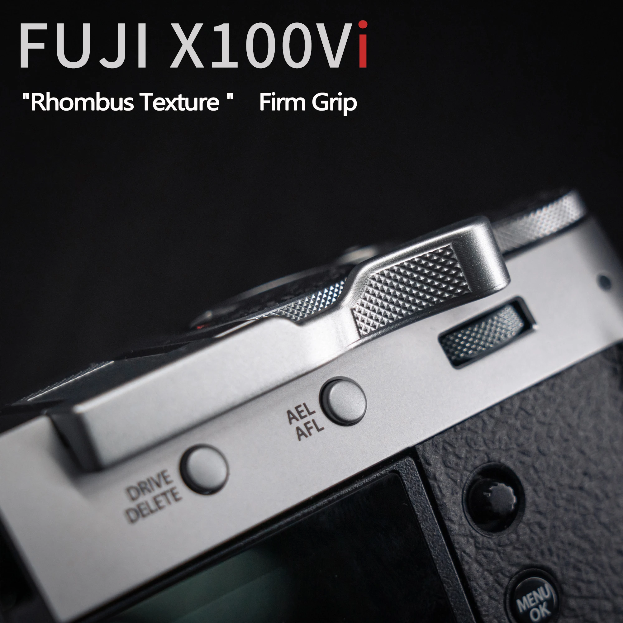 

Алюминиевая металлическая рукоятка-держатель (Thumb-Up Grip) для камеры Fujifilm X100VI / Fuji X100VI
