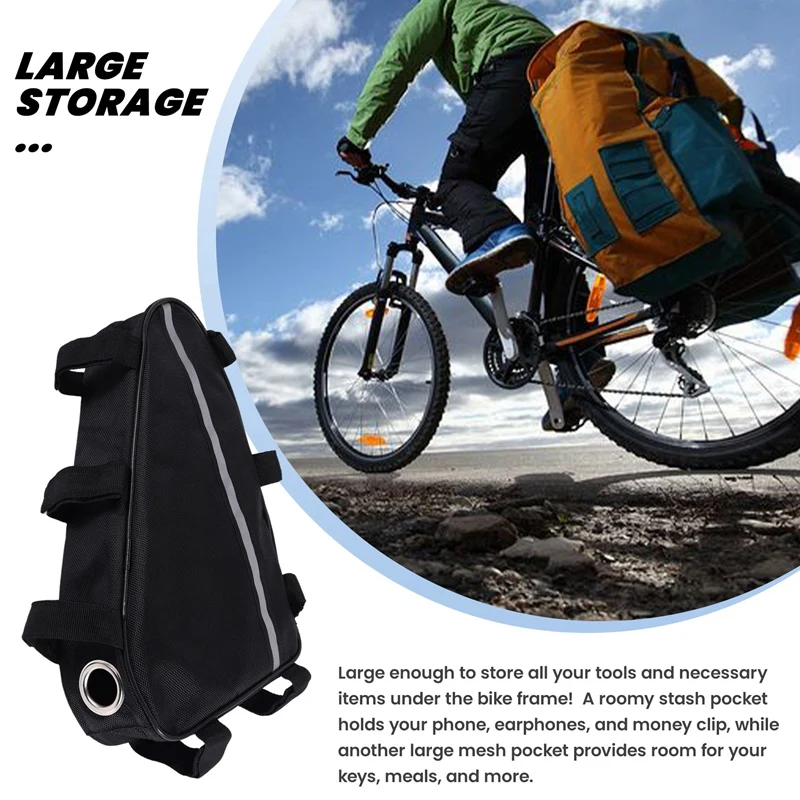 Bicycle Bag Triangular Battery Pack Bicycle Battery Pack Electric Bicycle Lithium Battery Triangular Bag