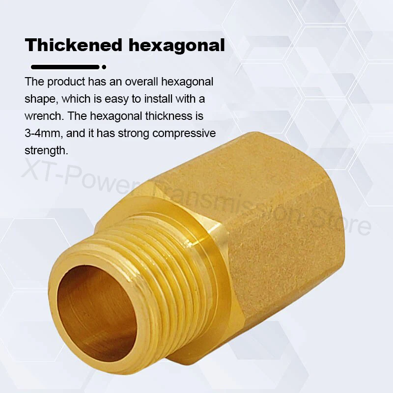1PCS Hex Brass Male Female Standoff Board Rack Stud Hexagon Threaded Pillar PCB Column Motherboard Spacer Thickened Joint DN15