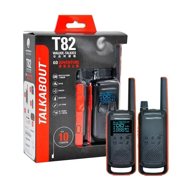 

TALKABOUT T82 free License FRS 409MHZ Walkie-talkies (Twin Pack) TALKABOUT T82 children two way radio (Twin Pack)