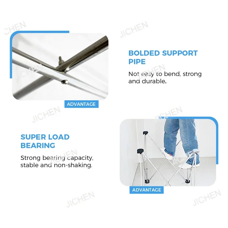 

HS Stainless steel spider leg support frame woodworking board convenient folding telescopic table outdoor folding table legs