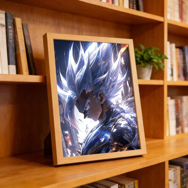 Resin Art Goku - Şekil Dragon Ball Anime Işık Boyama