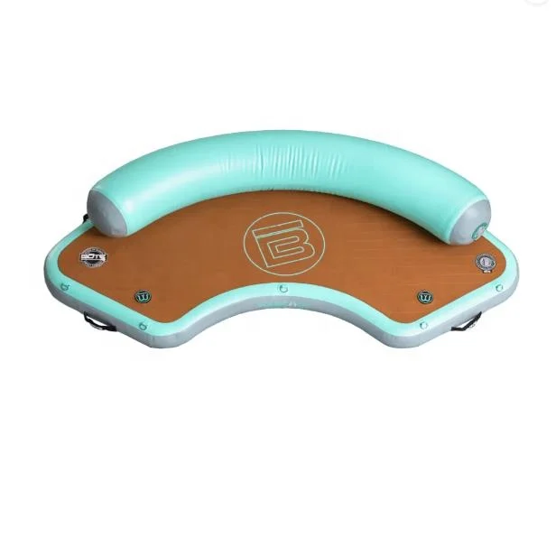 

Inflatable Dock Water Floating Sup Swimming Deck Platform Fishing Foldable Floating Island