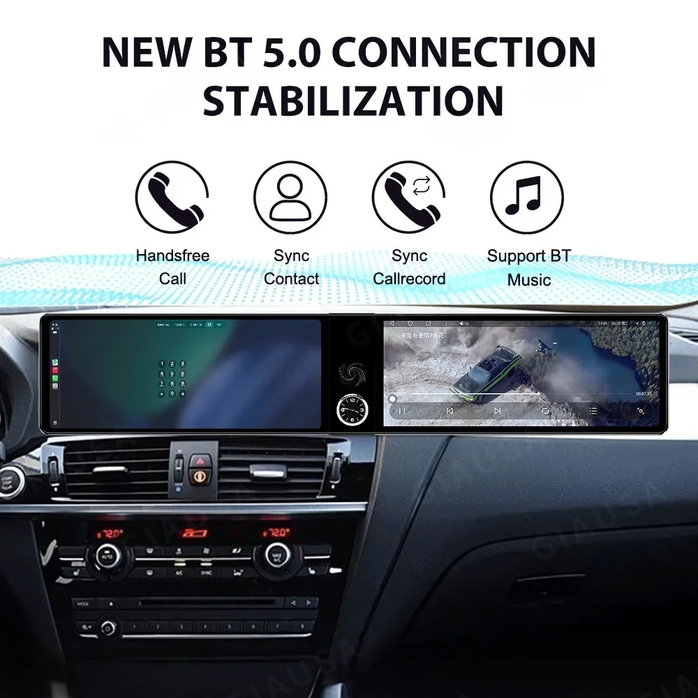 

Dual Screen Carplay Android 14 Car GPS Navigation For BMW X3 F25 X4 F26 X4M 2011 2012-2016 Multimedia Player Car Radio Head Unit