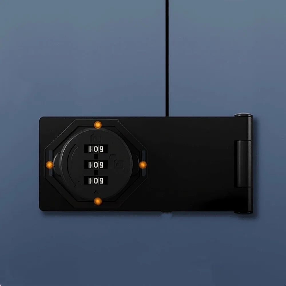 

3-значный кодовый замок для двери шкафа с двойным открытием, безопасный замок с высоким уровнем безопасности, без ключа, простая установка