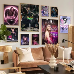 Martina Stoessel TINI Poster Sticky Posters Retro Kraft Paper Sticker DIY Room Bar Cafe Aesthetic Art Wall Painting