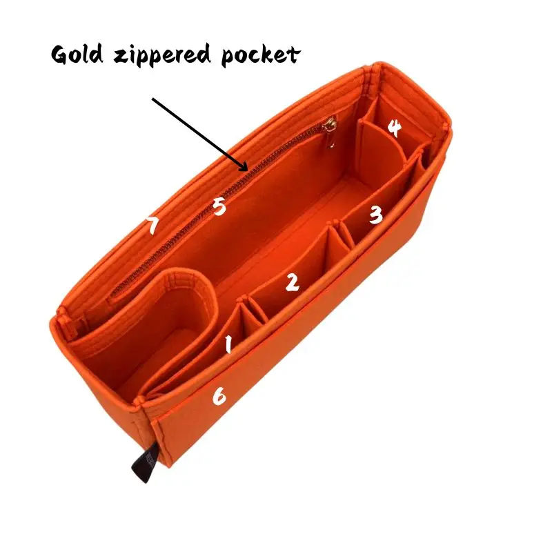 Organizer Insert H ermes Kelly 20 25 28 32 35 purse Bags Organizer Makeup Handbag Organize Portable Cosmetic base shape-handmade