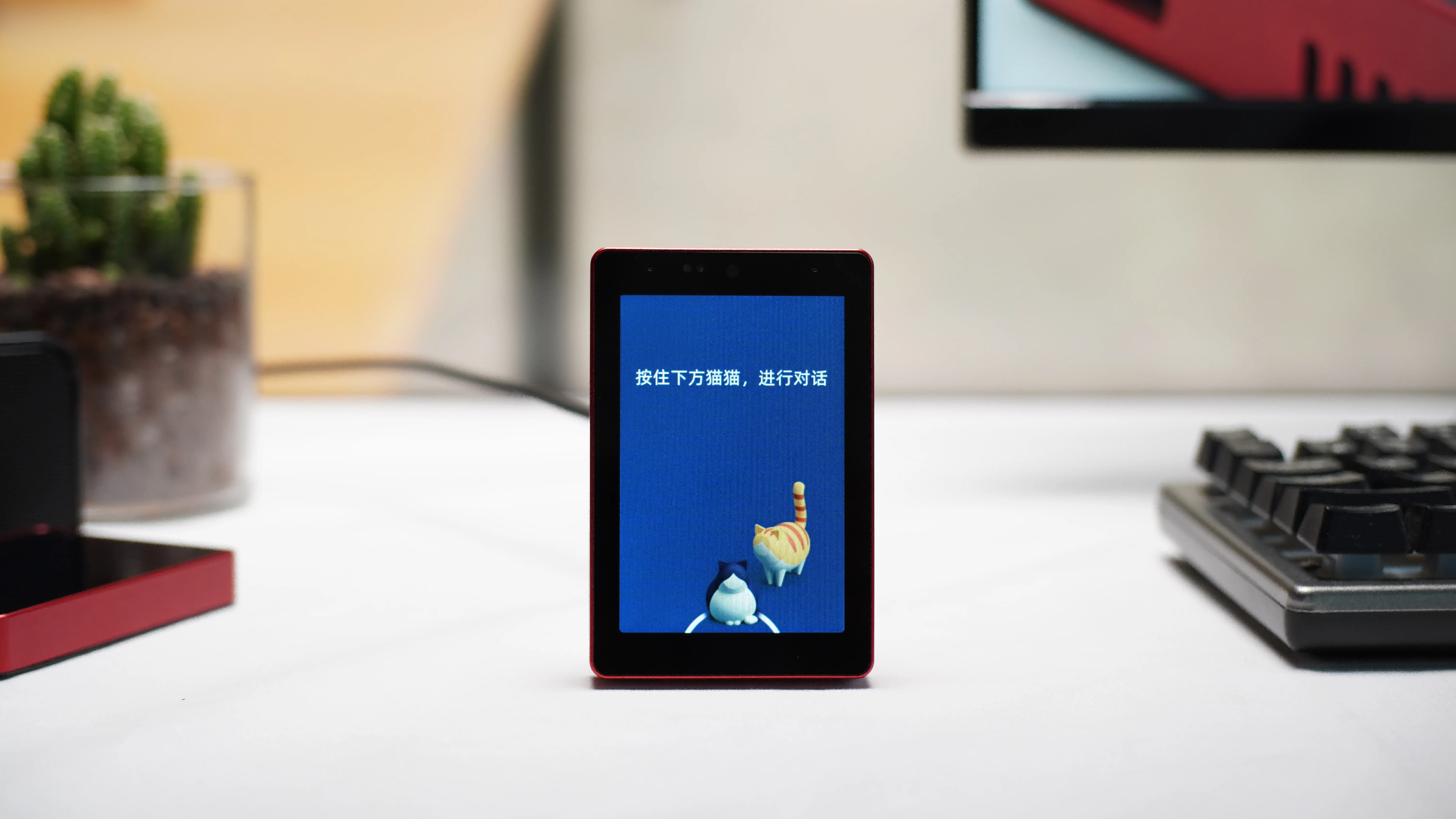 Imagen 4: Kit de dispositivo de agente ESP32 con ESP32-S3 Wifi Ble pantalla Lcd Esp32 de 3,5 pulgadas trae modelos LLM para Hardware DIY Kit de escritorio AI