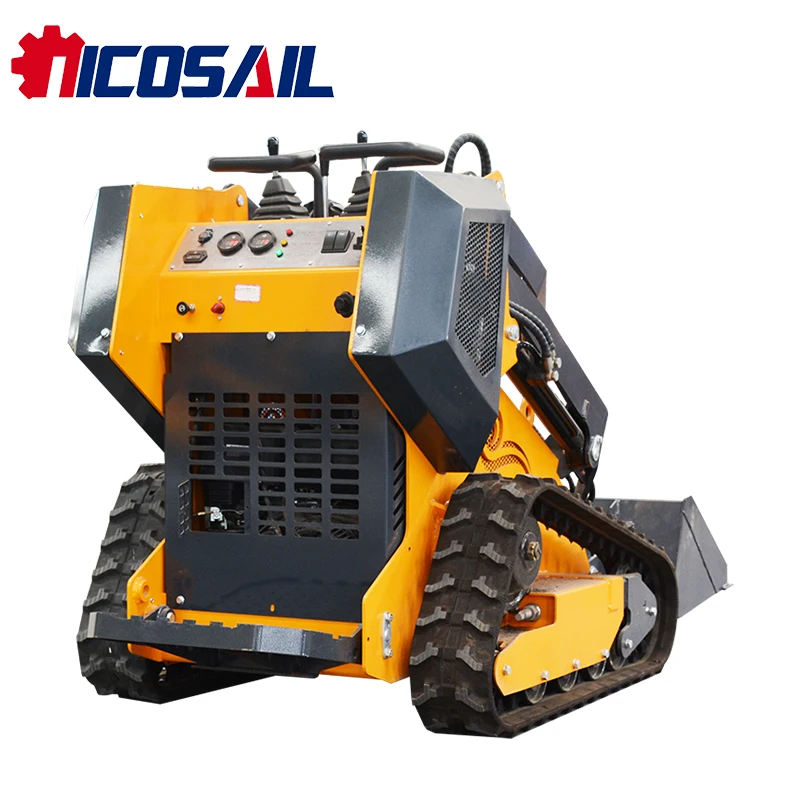

Customized Top Ranking Track Skid Steer NICOSAIL New Design Track Loader 2300lb Cargader Skidsteer Steer Skid EPA
