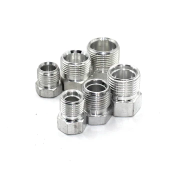 Automotive Klimaanlage Schlauch Anschluss Rohr Joint R134a/R12 Äußere Zahn Schweißen Aluminium Rohr Kopf Umwandlung Armaturen