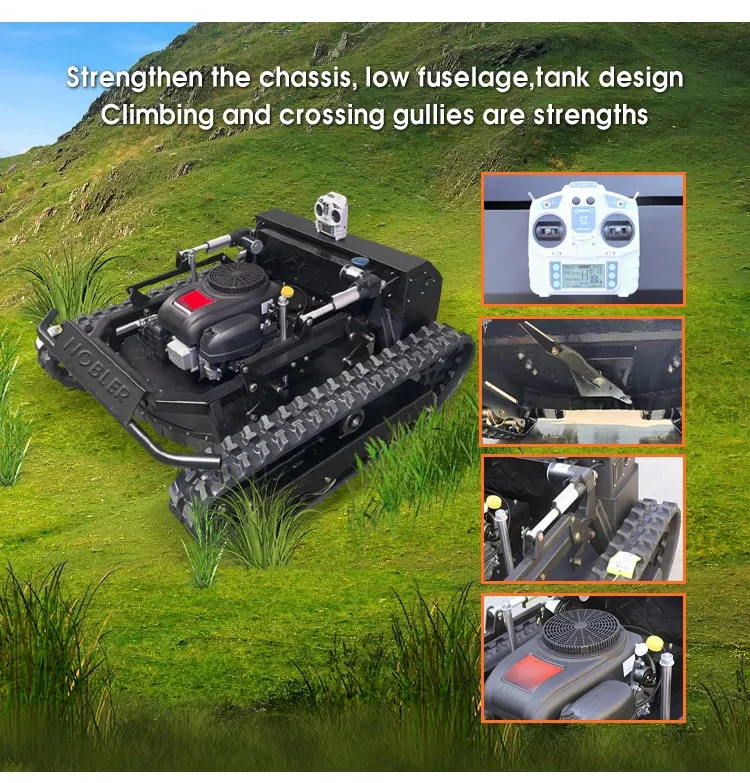 고품질 농업용 승용 잔디깎이 트랙터 전지형 산업용 및 DIY 등급 4행정 가솔린 원격 제어