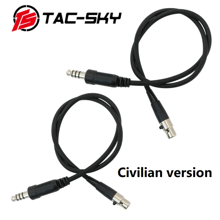 TS TAC-SKY 2023 El último cable adaptador de auriculares AMP es solo para auriculares TAC-SKY AMP no compatible con auriculares FCS AMP