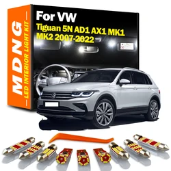 MDNG Accessories For VW Volkswagen Tiguan 5N AD1 AX1 MK1 MK2 2007-2016 2017 2018 2019 2020 2021 2022 LED Bulb Interior Light Kit